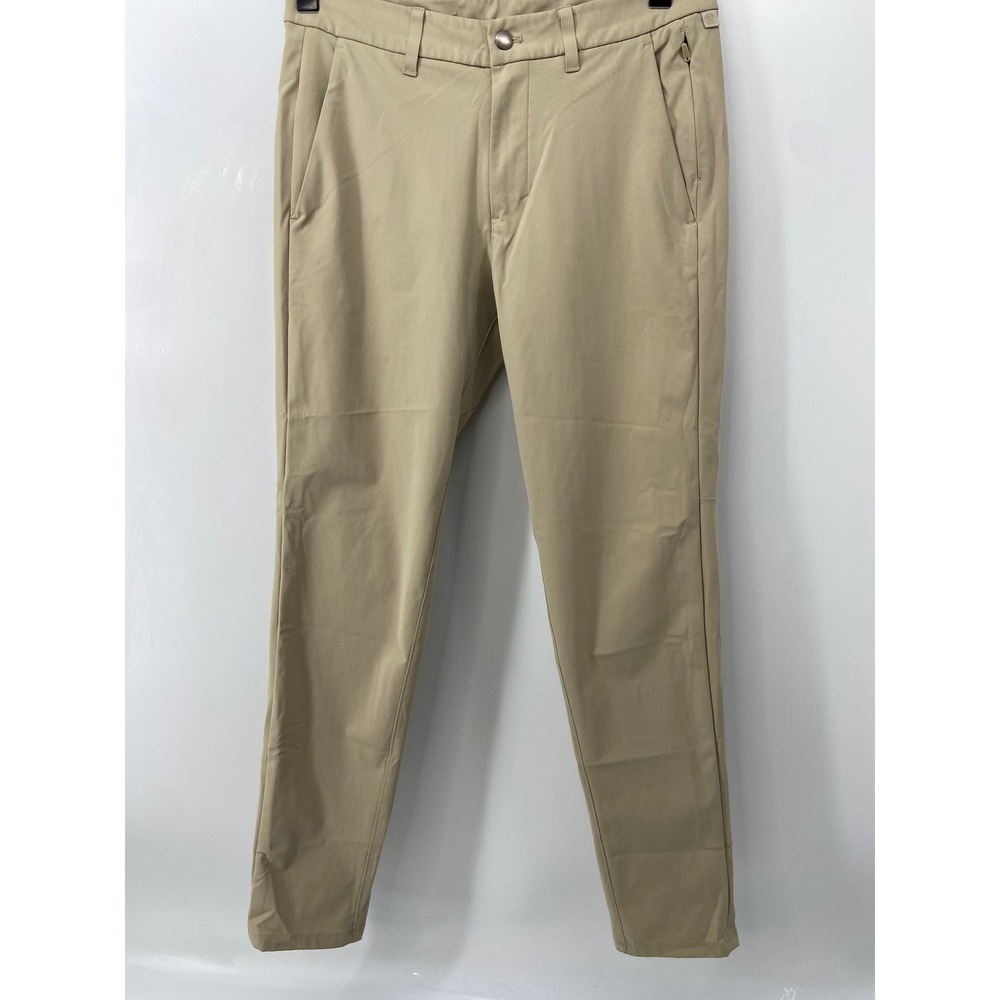Lululemon Commission Pants Mens 31 Tan Slim Warpstreme LM5975S Chino Golf